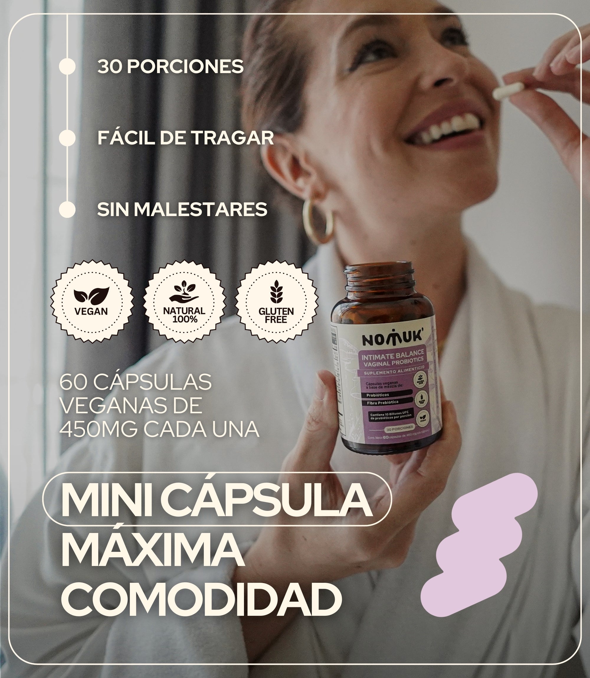 NOMUK - INTIMATE BALANCE VAGINAL PROBIOTICS